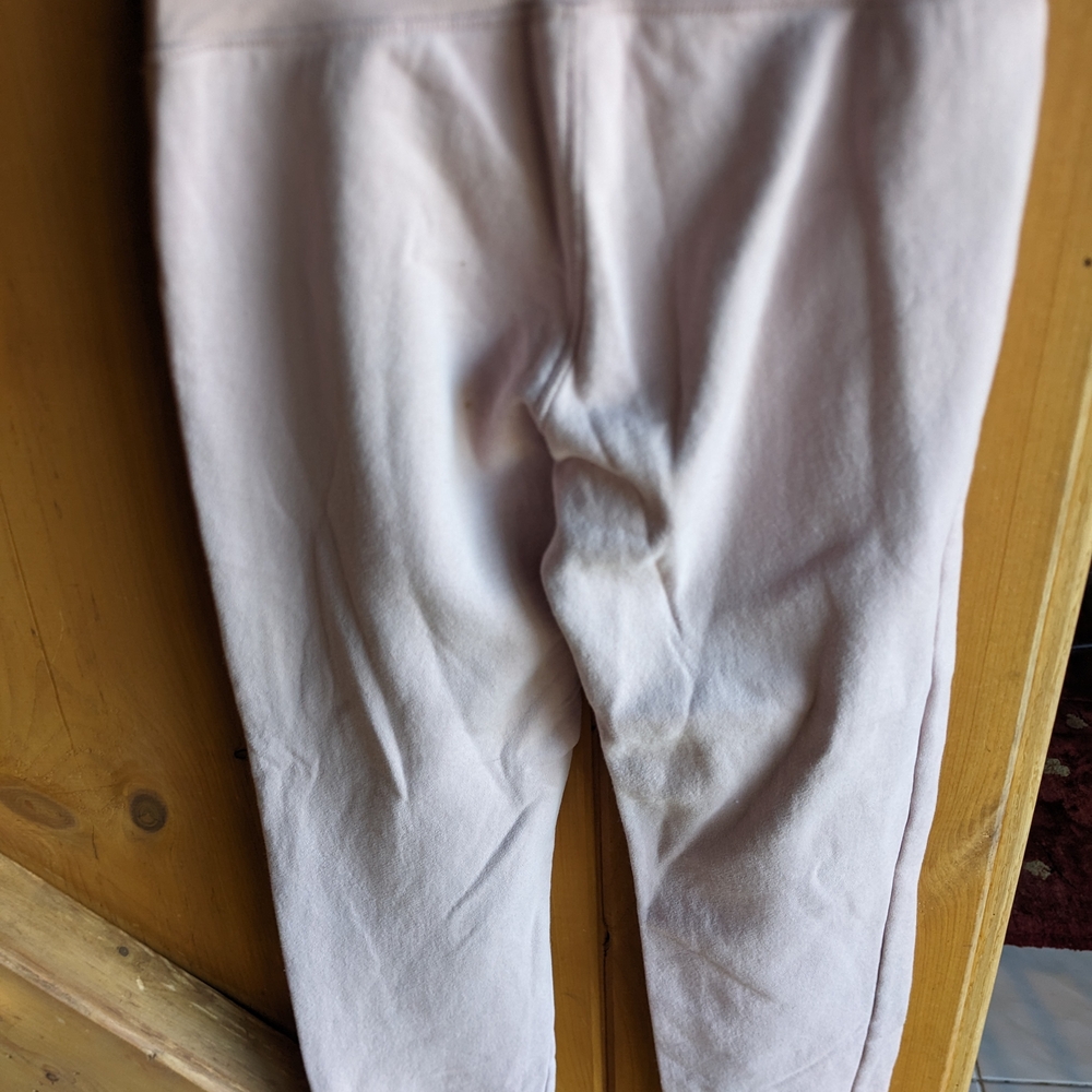 Calvin Klein Performance French Terry Joggers, Pale Pink, Size (S) DRAWSTRING - Picture 4 of 7